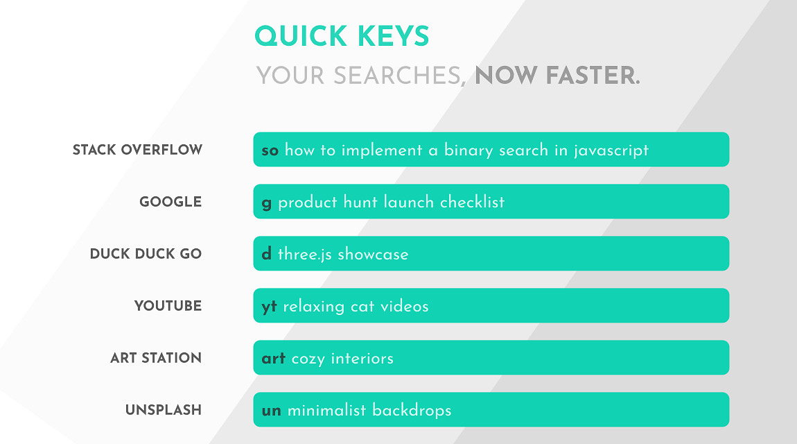 Quick Keys To Make Your Searches Faster